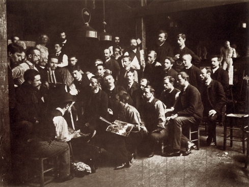 atelier Coirmon, met Lautrec links voor