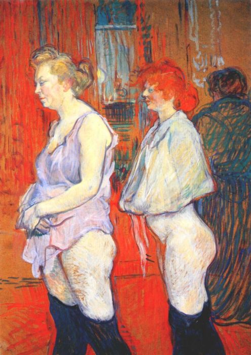 Lautrec, rue des moulins, the medical inspection, 1894, 82 x 59.5, NGW