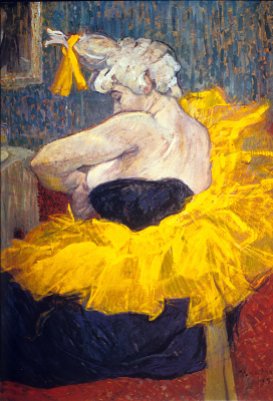 Toulouse-Lautrec, Cha-u-Kao, 1895, olie op karton 64x49, Chicago
