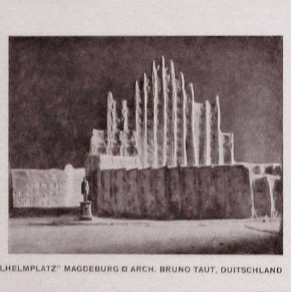 Bruno Taut, Wendingen1923-3p16 Skyscrapers